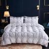 Luxury White Goose Down Comforter Single/Double/King/Queen Size Duvet Insert Pinch Pleat Design 100% Cotton Shell Thick Quilt