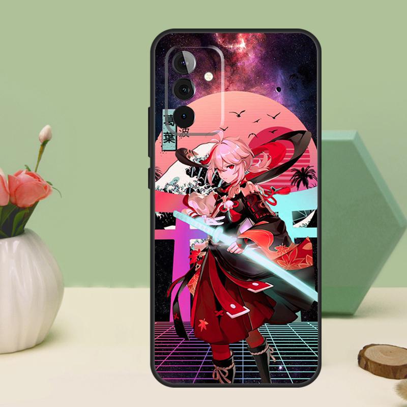 Чехол Genshin Impact Каэдэхара Кадзуха Для Samsung Galaxy A16 A55 A35 A15 A32 A12 A22 A52 A54 A34 A14 A56 A36 A26 A13 A53 A06