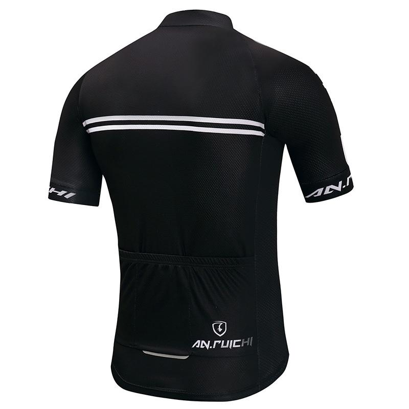 Летний короткий комплект одежды для езды на велосипеде, мужские спортивные трикотажные костюмы, черные брюки-комбинезон