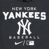 Nike Худи Коллаборация X MLB New York Yankees Принт Логотипа Пуловер Длинный Рукав Детские худи Черный 3Z3B7SBGY-NYY