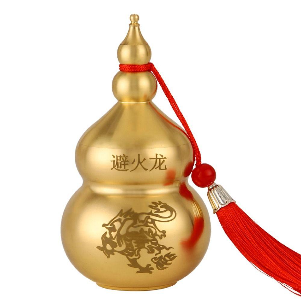 Медная тыква в китайском стиле, ремесленная огнестойкая тыква-дракон, креативная гостиная