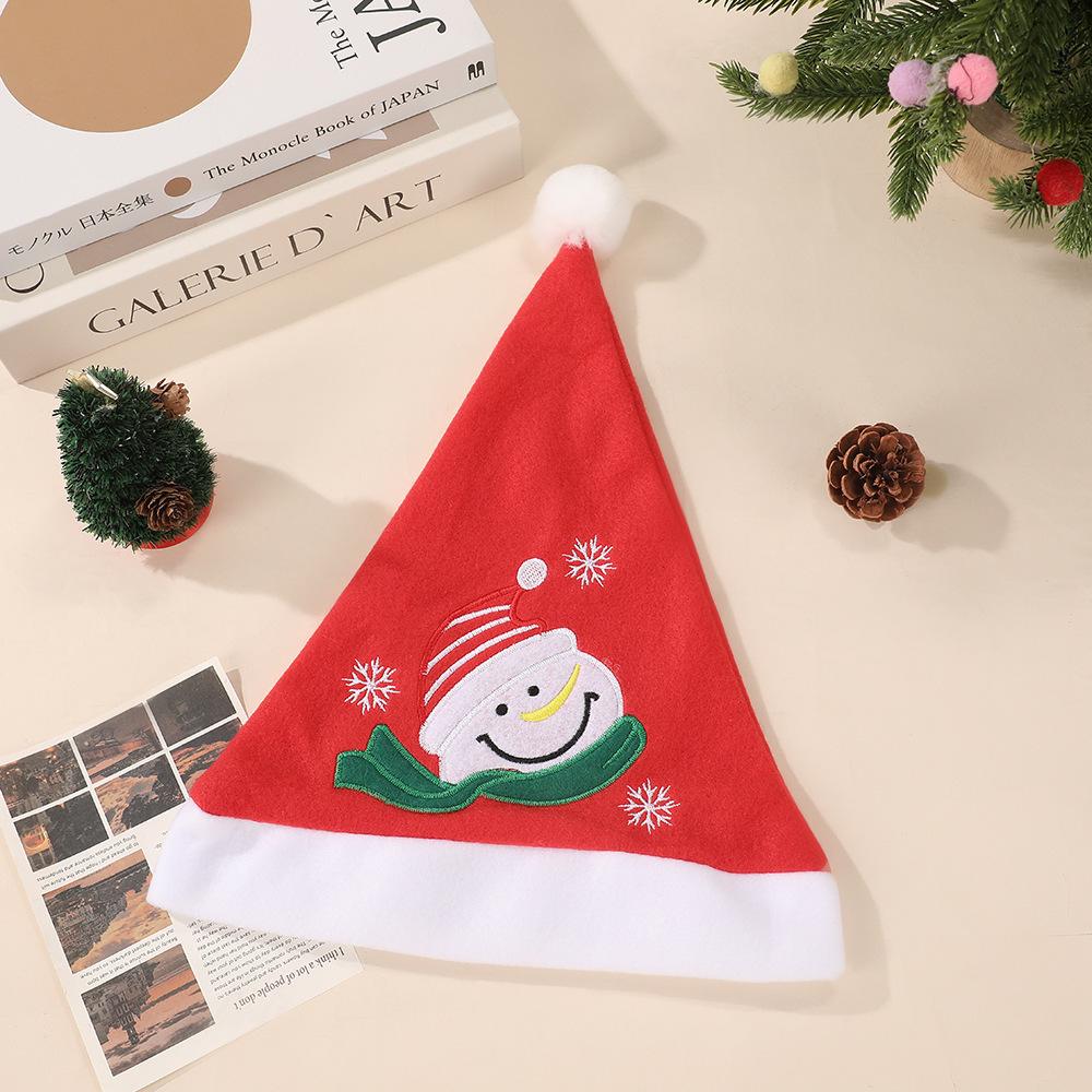 Cross-border Christmas hat wholesale Santa hat Christmas elk snowman decoration multi-style hat