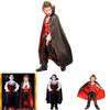 Halloween Cosplay Costume Outfit For Kids Boys Royal Vampire Dracula