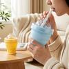 Collapsible 2-in-1 Ice Mold Cup Leak-proof Ice Sphere Making Cup  Household Use