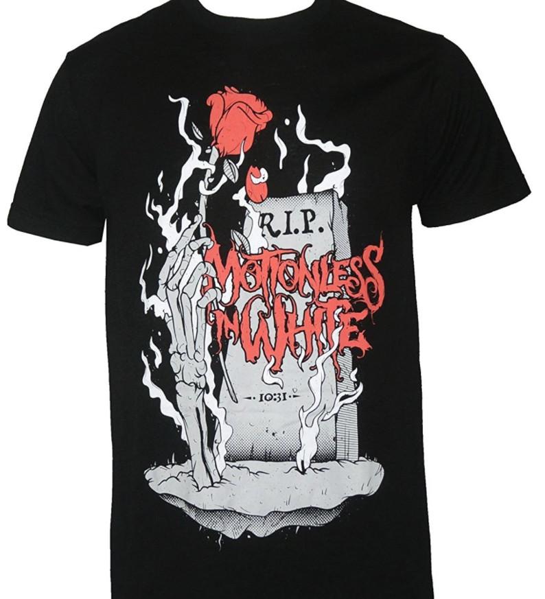 РАСПРОДАЖА Мужская футболка VTG Motionless In White Черная Унисекс Все размеры S-5XL Унисекс Футболка