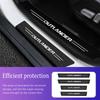 4 Pieces of Car Threshold Carbon Fiber Scratch Resistant Protective Stickers for Mitsubishi Outlander Yige Car