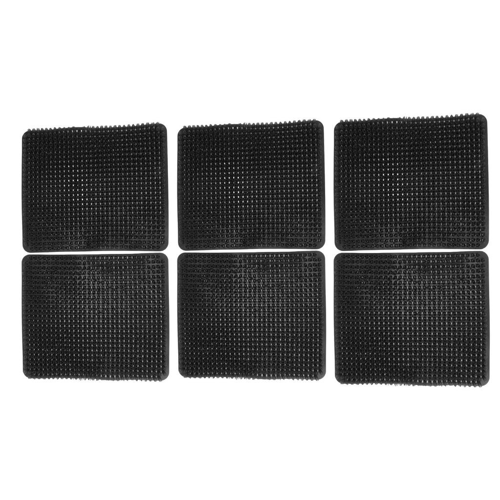 6 Pcs Chicken Nesting Box Pads PE Chicken Nesting Pads for Coop Chicken Egg Laying Accessory Black