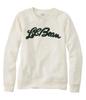 1912 Crew Neck Logo US Fit Regular S Sailcloth Script Logo White 1000049286 LLBean Женская толстовка LLBean,