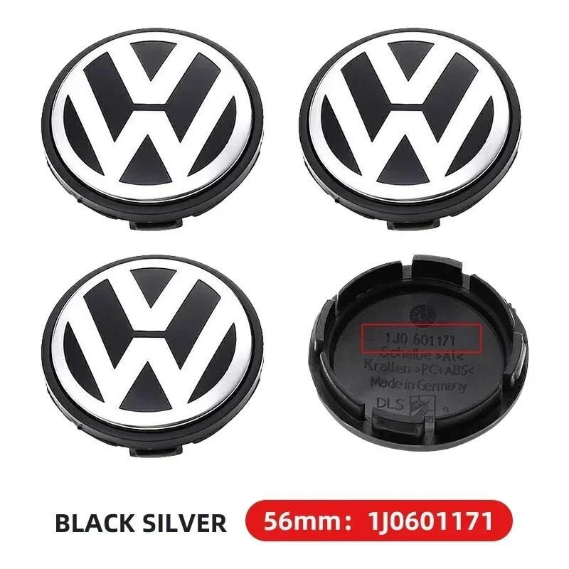 For VOLKSWAGEN VW 2025 Hot 4PCS 56mm 63mm 65mm 70mm Car Wheel Center Hub Caps Cover for VW Volkswagen Golf Polo Passat Touran CC