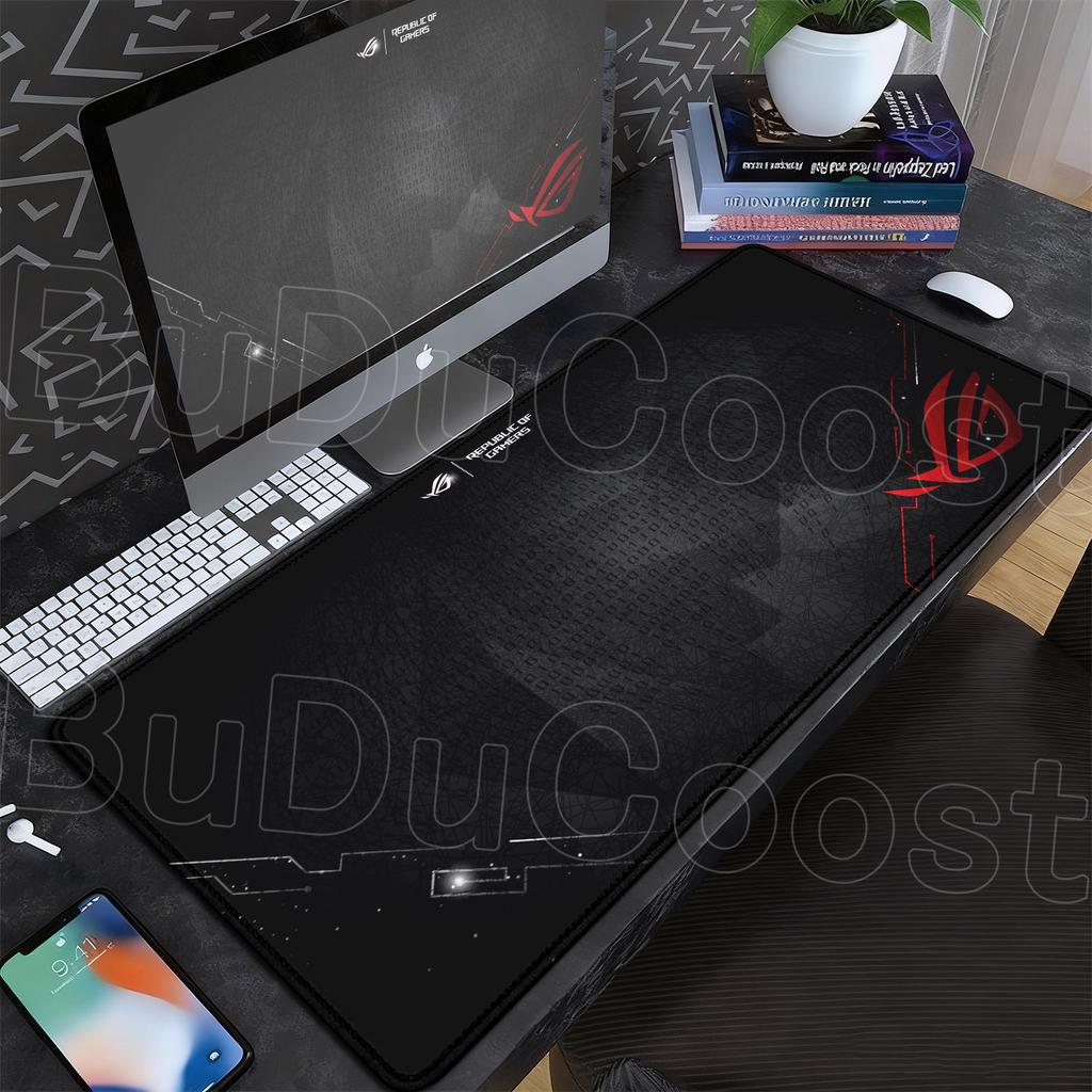 Laptops Office Non-slip Extend Table Pad PC Playmat Large Asus Rog Keyboard Mouse Mats 30x80cm Gaming Lock Edge Mousepad Durable