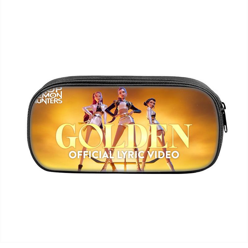 Пенал Demon Hunters K-Pop Пенал для детей младшего и среднего школьного возраста Сумка для хранения CLE