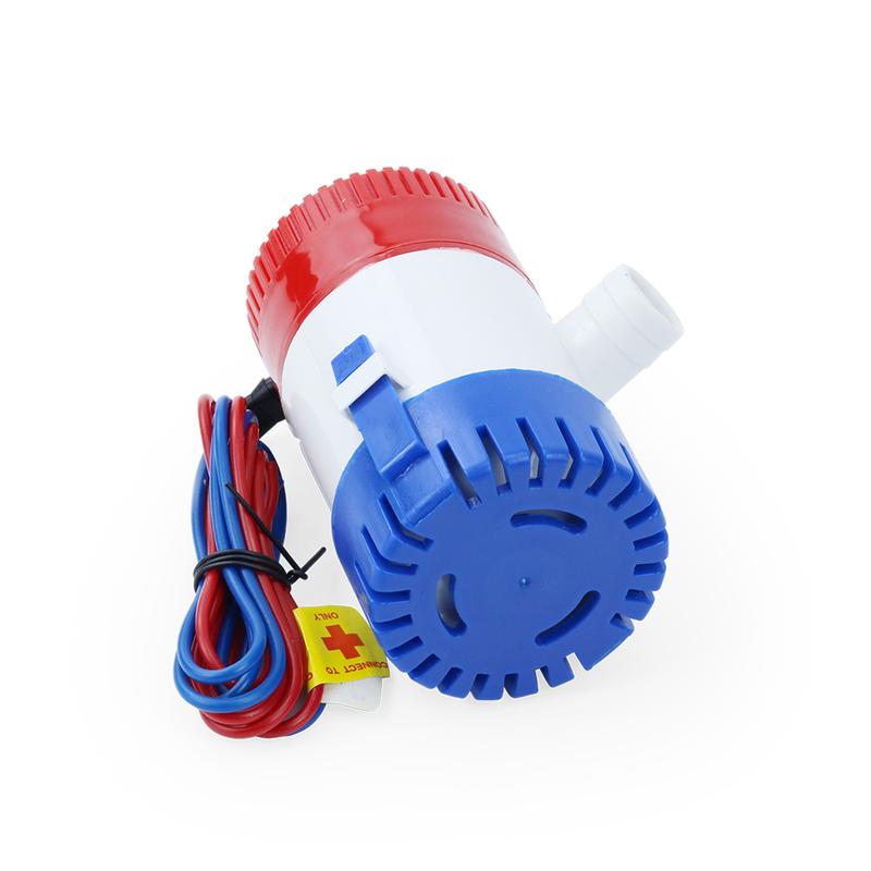 12V DC Mini Electric Submersible Boat Marine Bilge Pump 500/750/1100 GPH With Float Switch Sensor For Seaplane Motor Houseboat