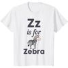 Детская футболка Z - это Зебра, Дошкольник, Детский сад, Учитель, Ученик, Ребенок