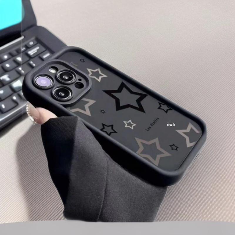 Чехол для iPhone со звездами и луной для 13-17 Pro Max - Японский корейский стиль