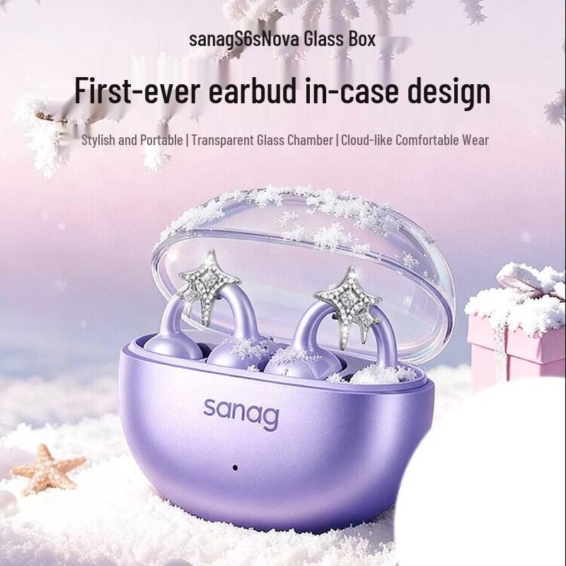 SANAG S6S Nova Bluetooth-наушники-клипсы для спорта