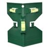 Post Leveler Carpenter Leveling Tool Pipe Angle Detector Fence Building Tool 3 Bubble Vials Magnetic Levels For Woodworking