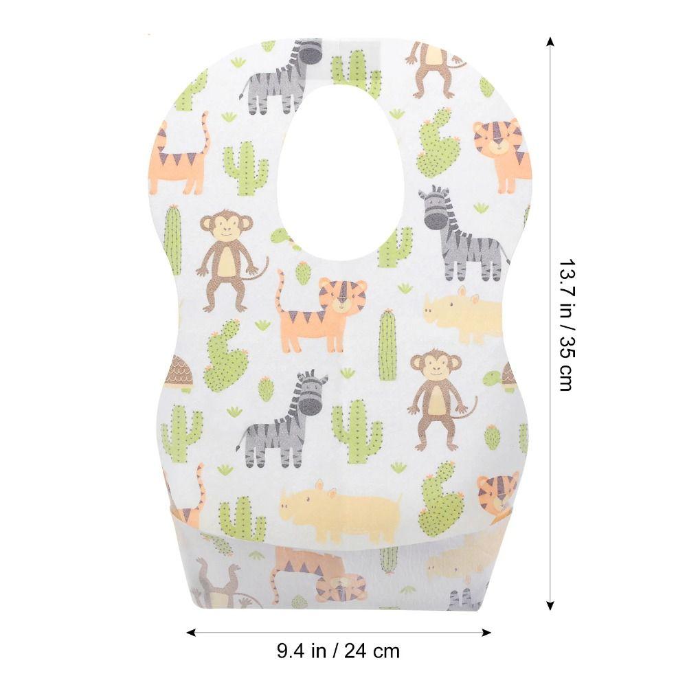 Водонепроницаемые одноразовые слюнявчики, портативные детские тряпки для отрыжки, новое нетканое полотенце для слюней