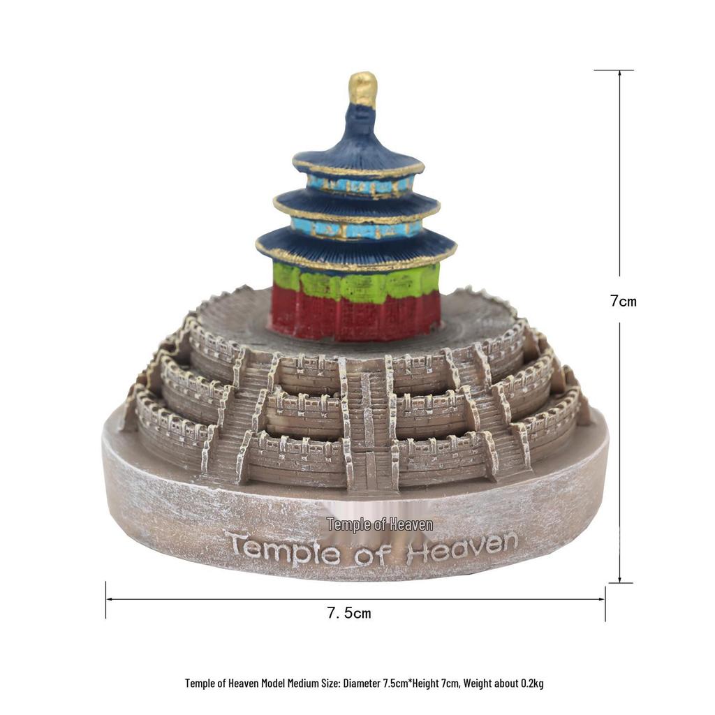 Beijing Souvenir Crystal Ball: Forbidden City, Temple of Heaven, Great Wall