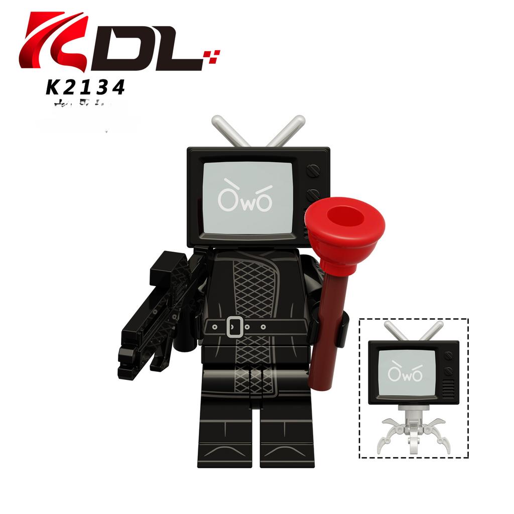KDL818 Туалет Человек Динамик Человек Монитор Человек Модель Сборка Строительных Блоков Человек Детские Развивающие Игрушки
