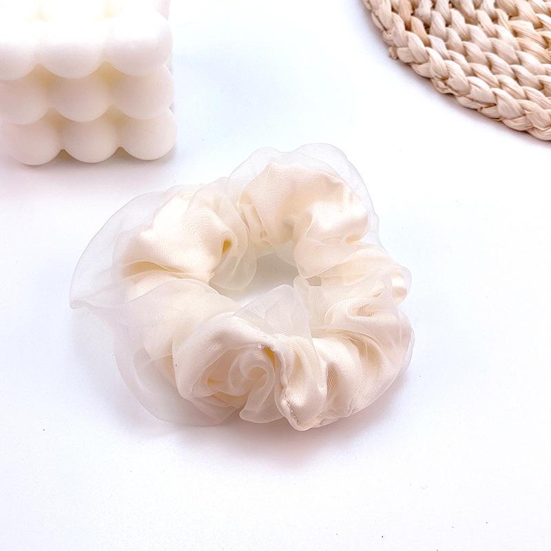 Элегантные хрустальные цветочные тканевые резинки для волос для женщин и девочек, эластичные резинки для волос, аксессуары, завязки для волос, веревочные головные уборы, головной убор