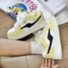 Korean Version of Student Leisure Niche Design Board Shoes Tide 2024 New Harajuku Port Style Flat Bottom Street Shooting Sports Shoes Women