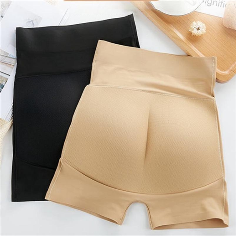 Women Sponge Pad Enhancer Fake Ass Panty Hip Butt Lifter Underwear Bottom Push Up Breathable Soft Seamless Panty Shorts