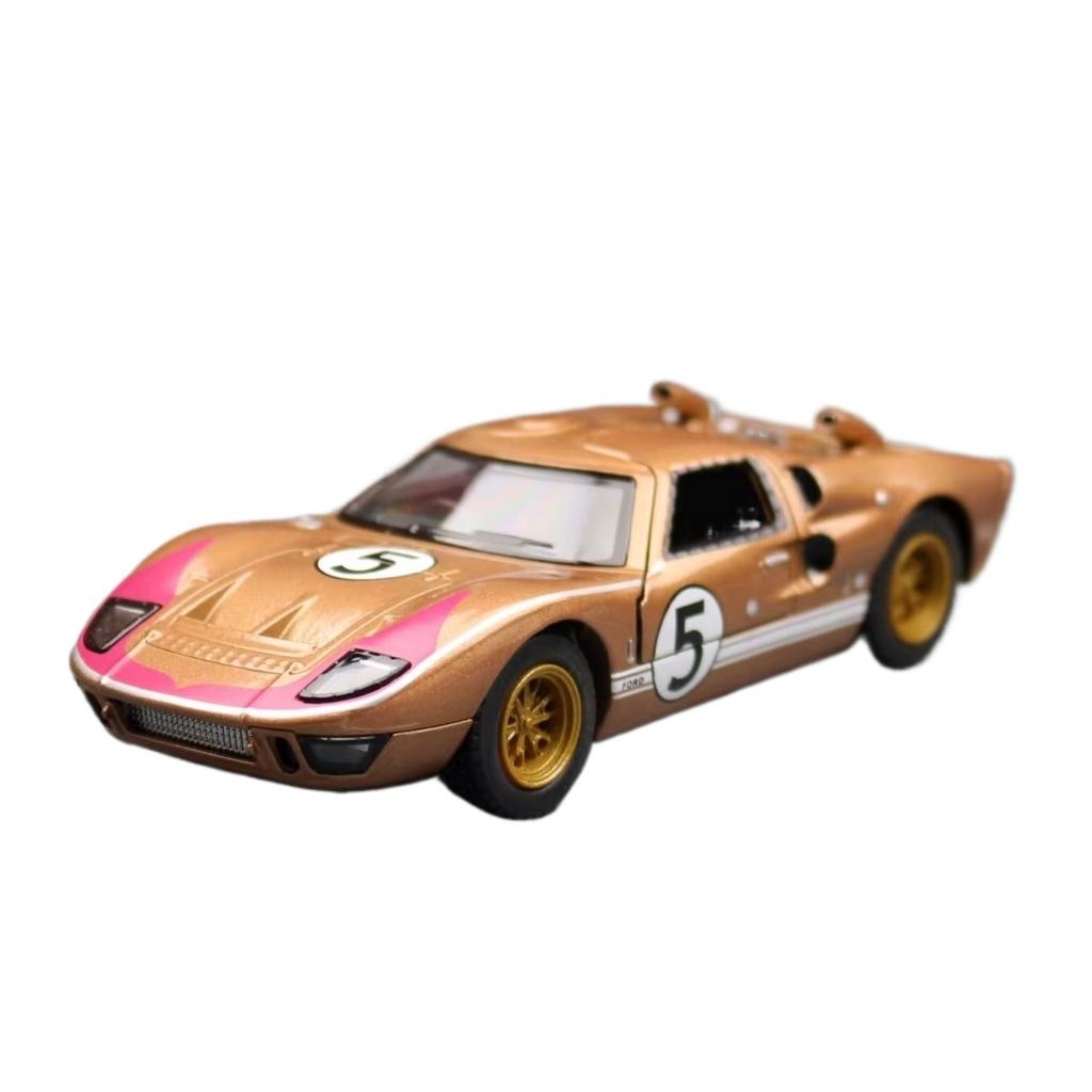 Модель игрушечной машины 1/32 масштаб 1966 Ford GT40 MKII Racing Rally литой сплав миниатюрный автомобиль коллекция подарок для детей мальчик