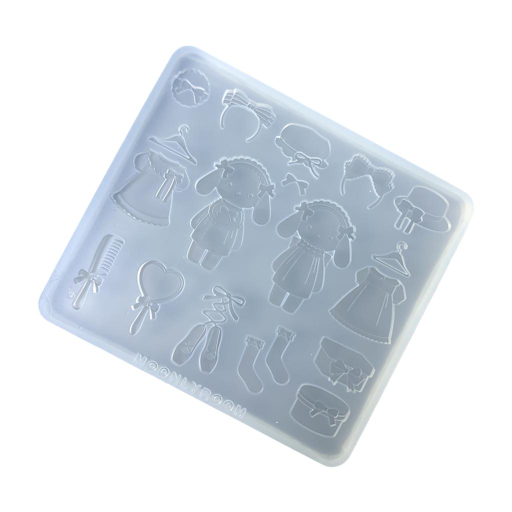 Практичные аксессуары для рукоделия Удобный набор силиконовых форм для создания различных поделок и проектов по изготовлению украшений ручной работы