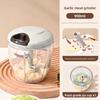 Garlic masher, manual garlic press, multifunctional garlic chopper, ginger-garlic-meat mincer, baby food processor, kitchen mini garlic grinder