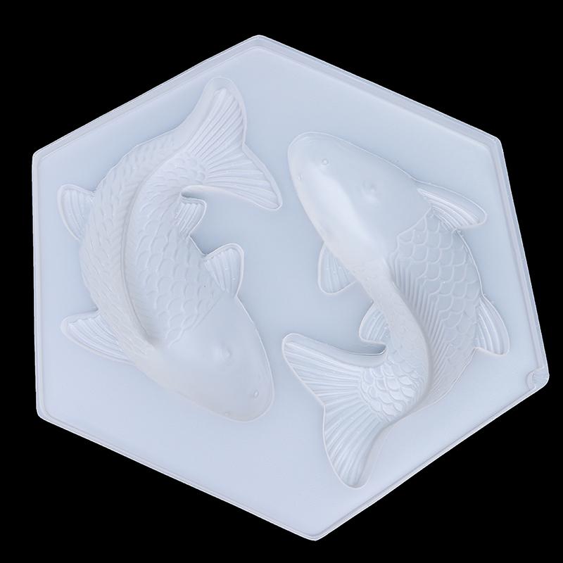 1 шт. креативные силиконовые формы для карпа кои, 3D формы для изготовления мыла, инструменты для выпечки «сделай сам»