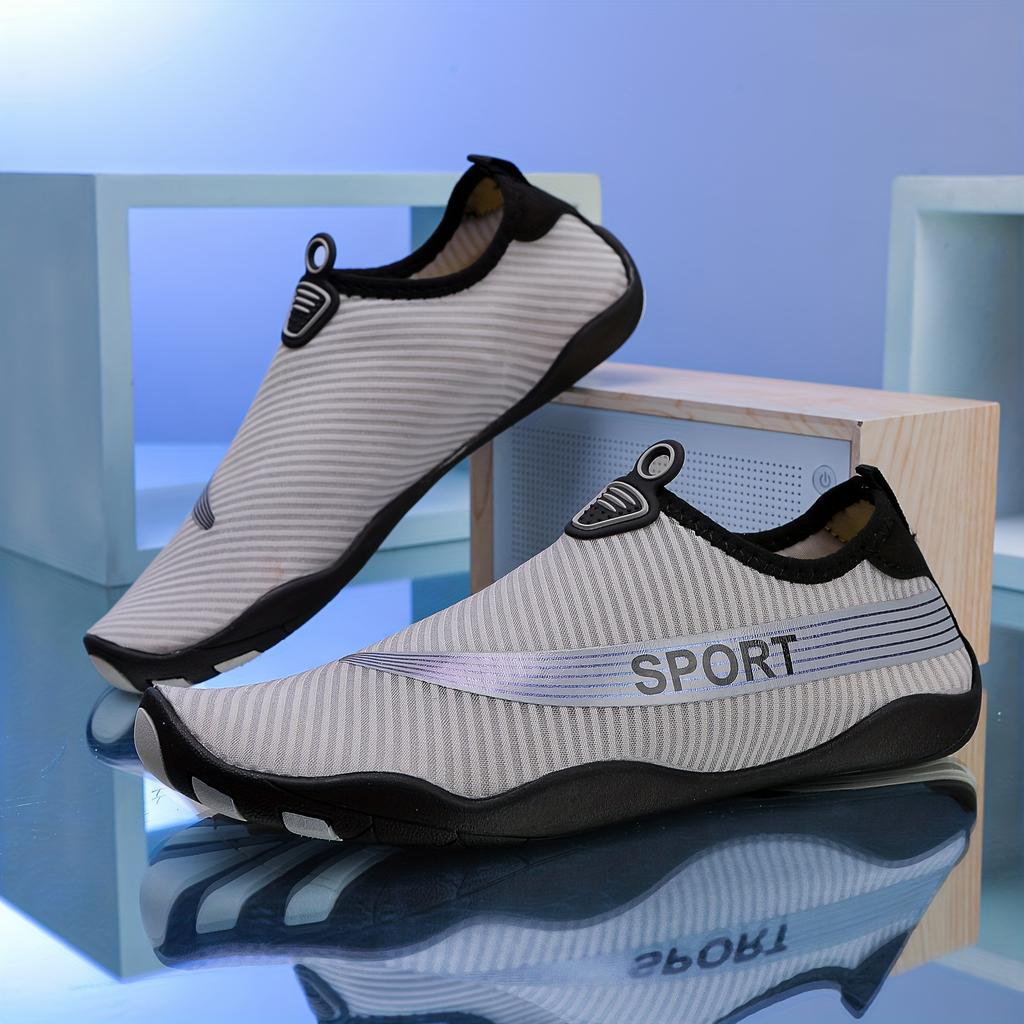 [Дышащие водные туфли] Легкие, дышащие быстросохнущие водные туфли для мужчин|Нескользящая подошва, идеально подходят для пляжа, бассейна, серфинга и водных видов спорта, сетчатый верх