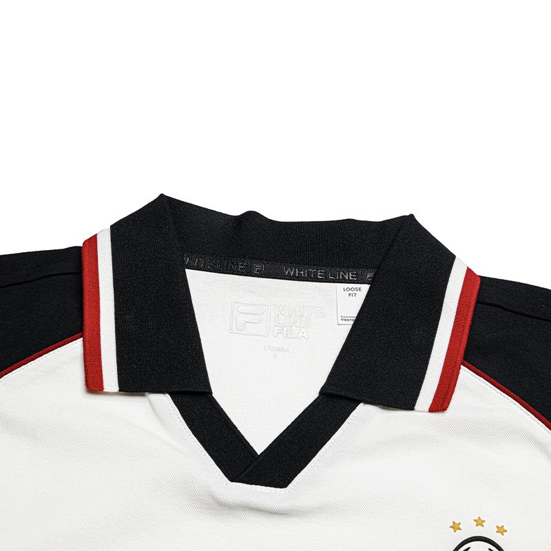 Fila Оригинальная простая мужская футболка-поло с коротким рукавом, отводящая влагу, топ F11M639101FWT