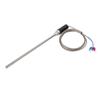 M12 Probe Thermocouple PT100 Stainless Steel Temperature Sensor Probe 200mm 0400 Degrees C2m