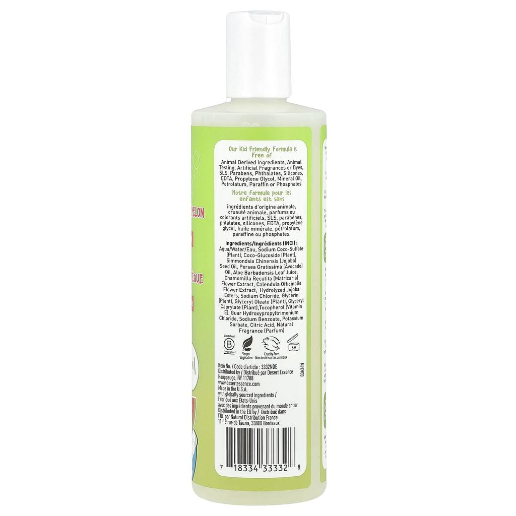 Children's Shampoo & Body Wash, Green Apple Watermelon, 355Ml(12Fl Oz)