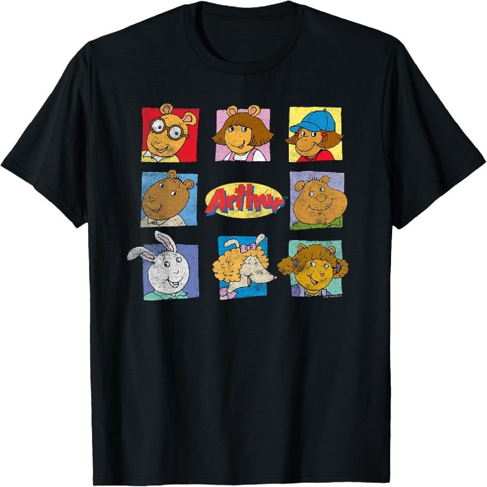 Футболка с логотипом Arthur & Friends в сетку