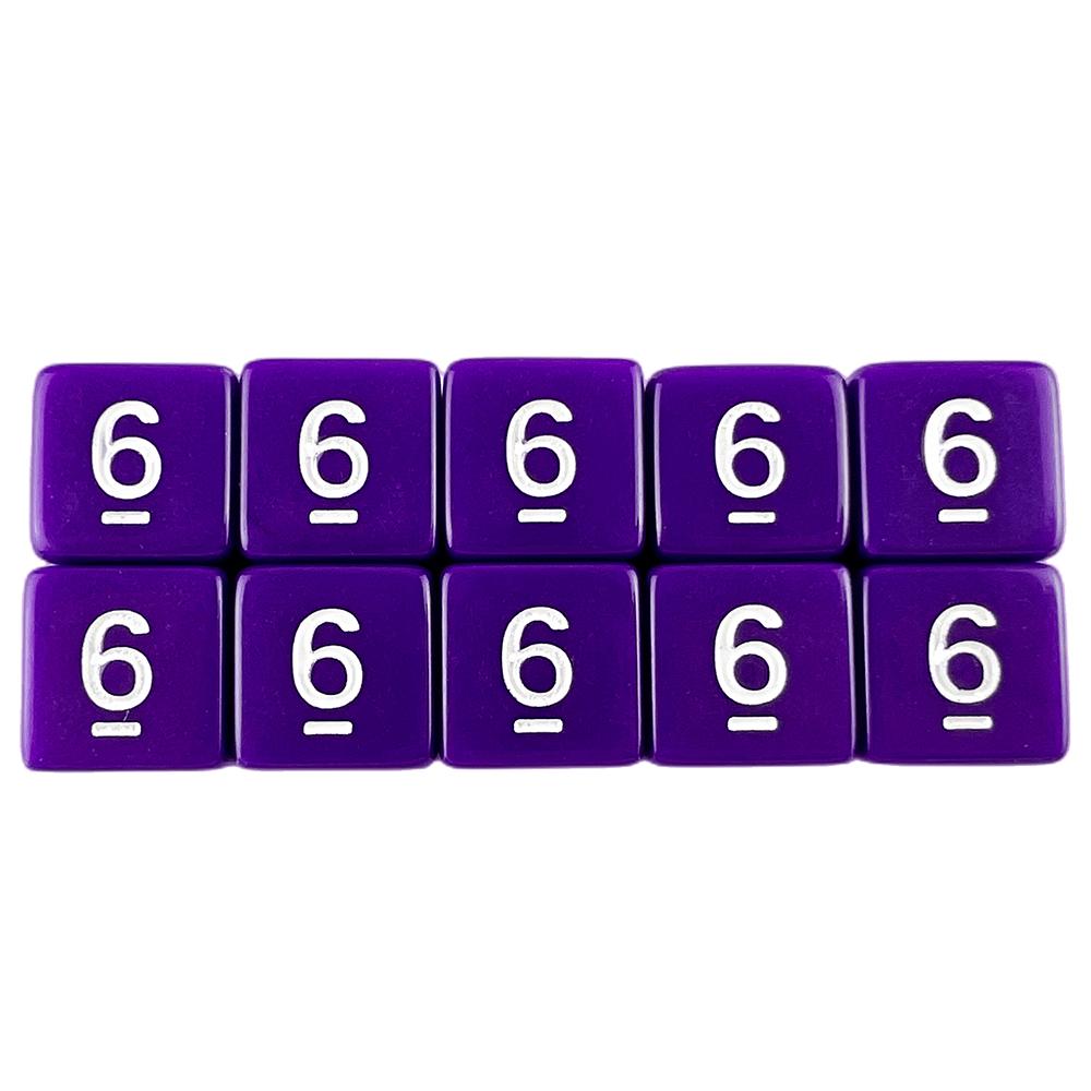 Многогранные игральные кости 10 шт. 6-гранные игральные кости цифровые игральные кости для ролевой игры DND настольные игровые аксессуары