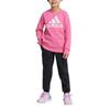 Спортивный костюм для девочки - Adidas - Essentials Logo Fleece - Розовый - Длинные рукава - Дышащий
