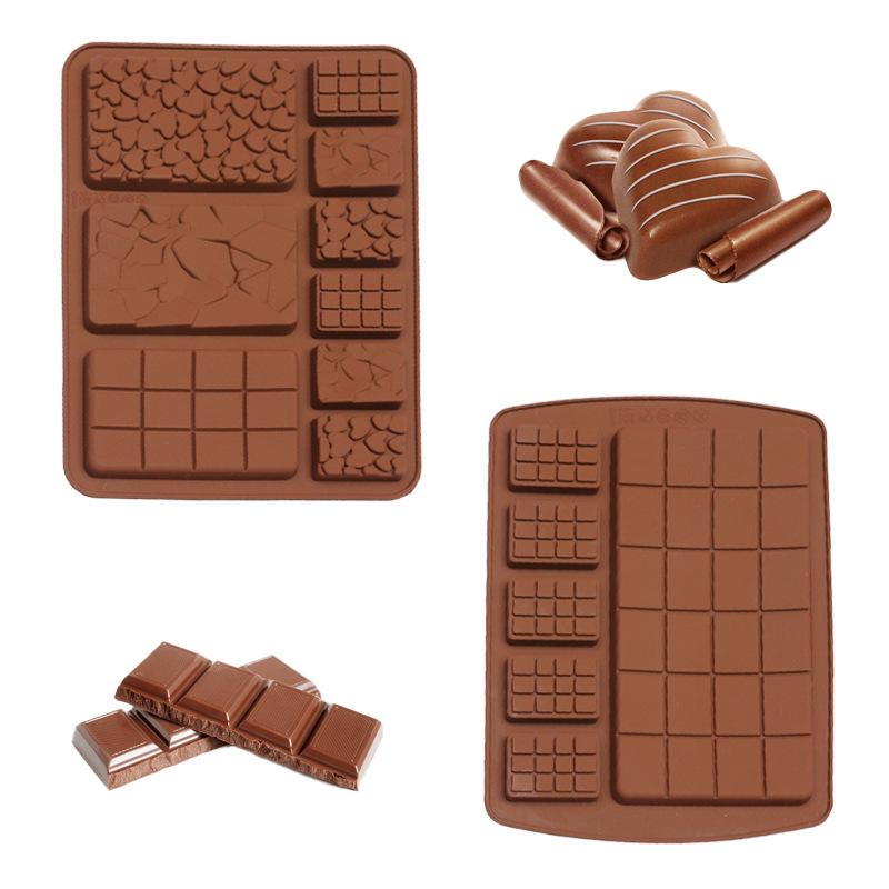 Силиконовая форма для шоколадных батончиков Разъемные формы для вафельных батончиков Формы для домашних протеиновых и энергетических батончиков Формы для выпечки Формы для расплавления воска