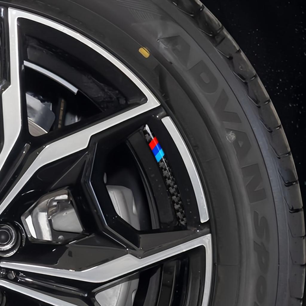 Wheel sticker Universal For BMW E46 E90 F30 F10 X5 X3 Series 1 Series 3 Wheel Anti-collision Anti-scratch Strips Exterior Rim