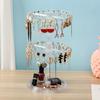 Rotating Earrings Storage Rack Female Earrings Display Stand Finishing Bracelet Hanging Necklace Sma