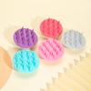 1pcs Scalp Massage Hair Washing Shampoo Brush Soft Silicone Hairbrush Bath Shower Brush Family Salon Hair Care Tool Gifts
