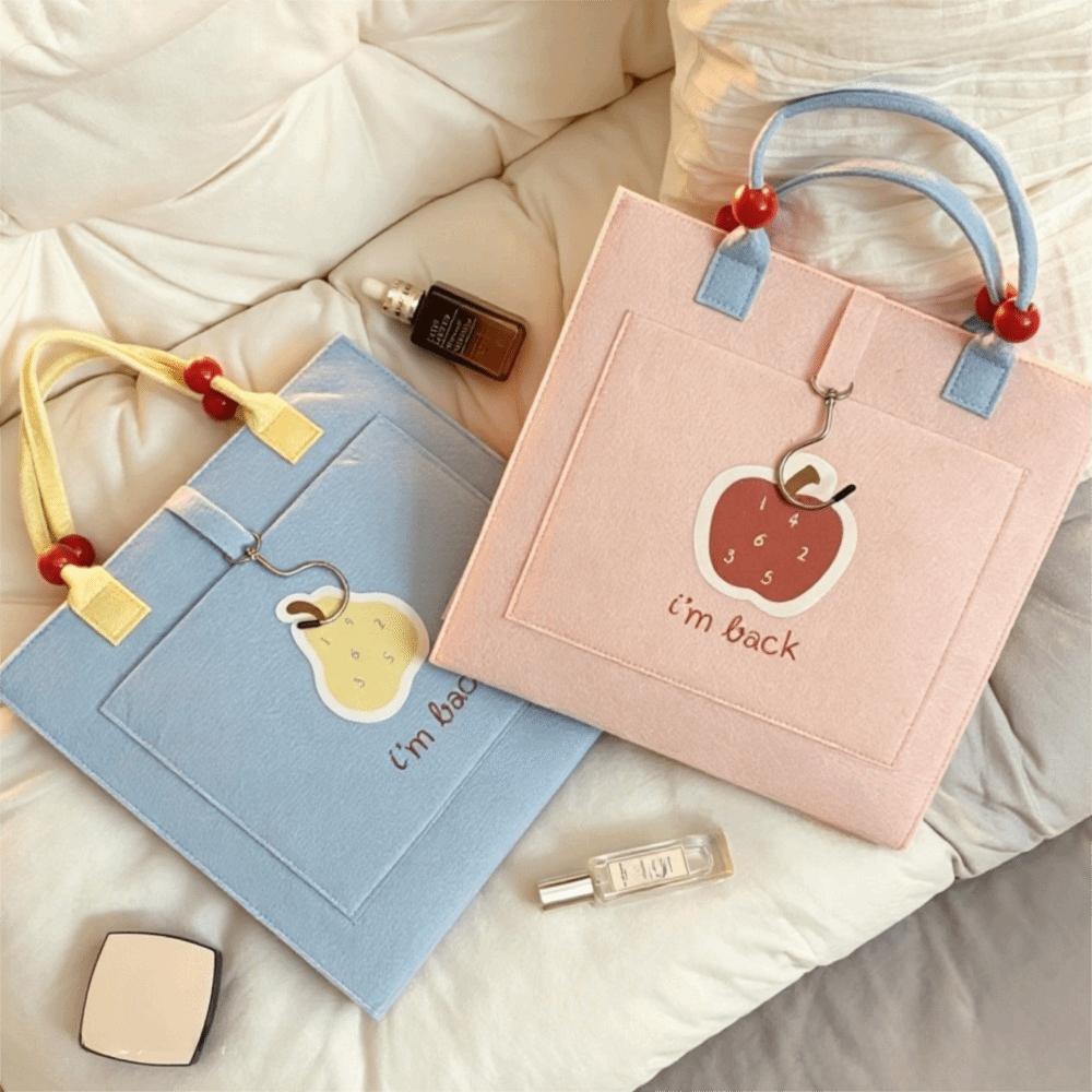 Multifunctional Portable Folding Full-Length Mirror Cute Cartoon Makeup Mirror Camping