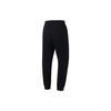 Li-Ning Pure Color Elastic Waist Cuffed Eco-Friendly Ice Silk Comfort Casual Pants Men Bottoms Black AKLT287-1