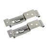 Stainless Steel Car License Plate Frame Holder Trailer Number Plate Clips Spring Bracket Cover Fixeds Accessories 1 Pair