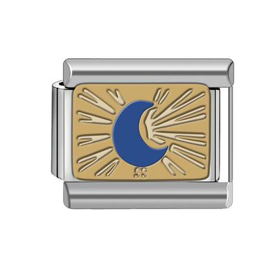 9 мм итальянский модульный браслет для женщин - летняя мода из нержавеющей стали и ракушек, украшения для рук своими руками