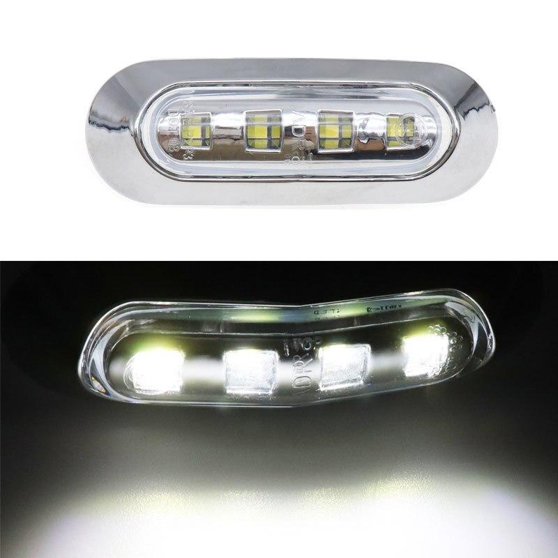 10 шт., 12 В/24 В, 9/6/4 светодиодов, водонепроницаемые, боковые габаритные огни, задний фонарь, автомобиль, грузовик, прицеп, задние фонари, парковочные огни, красный/белый/амер