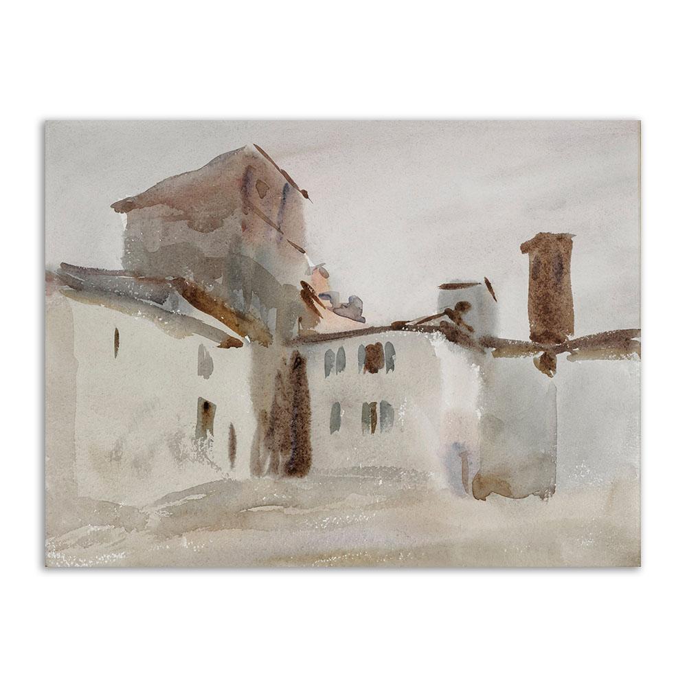 Ретро настенное искусство, скандинавская картина на холсте, настенный постер и принты, винтажное деревенское поле, пейзажное украшение, картина для гостиной