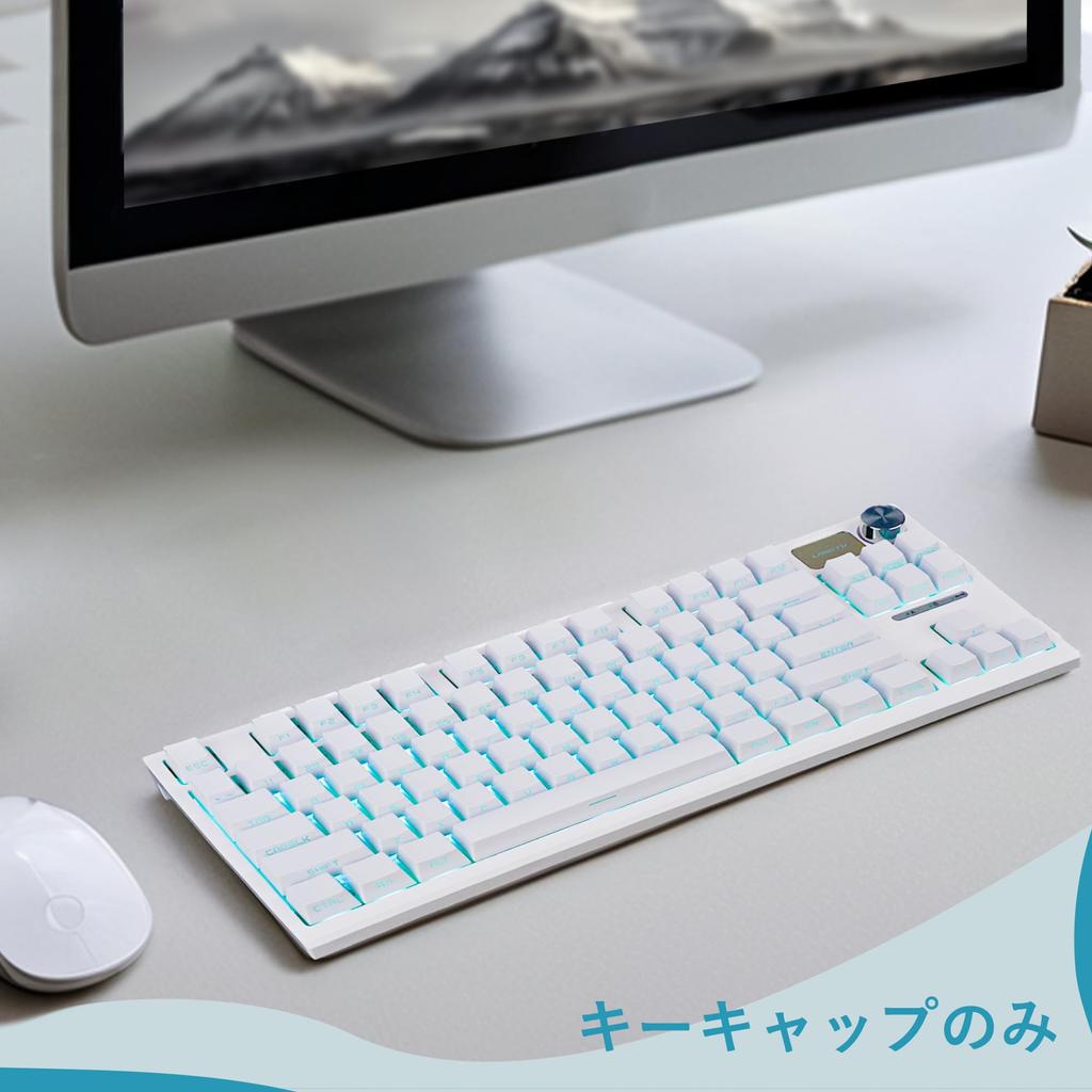 Keycaps 130 Keys Double Shot Cherry Profile Side Engraving Light Transmitting PBT Custom Keycap Set for Mechanical Keyboards Cherry Gateron MX