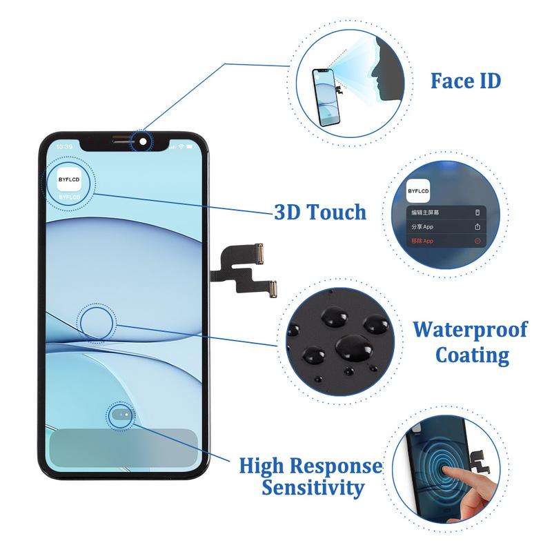 OLED-дисплей для iPhone X 11 12 Pro, оптовая цена, заводская цена, дисплей для iPhone X, Xs, Xr 11, 12, 13 Pro, замена экрана