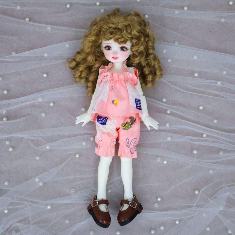 Retro 30cm Doll Clothes Cute Dress Pajamas Trendy Girl Toy Gift (Only Sell clothes)
